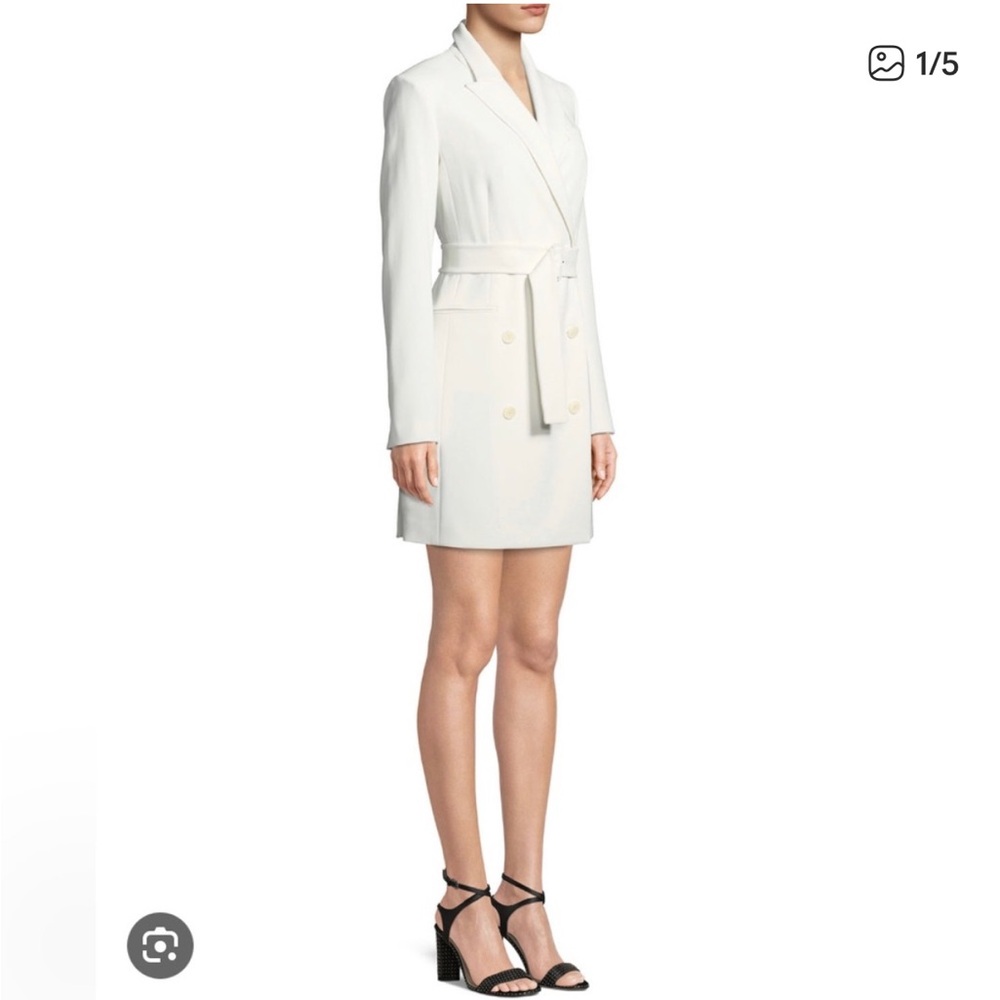 Theory Off-White Blazer Dress 0 / XS